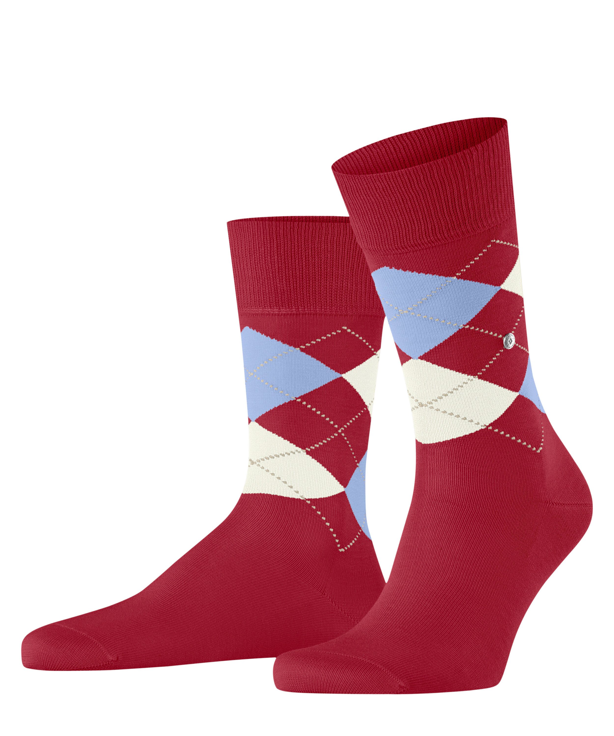 Burlington Socken Burlington Manchester Herren (1-Paar) mit elegant schimmernder Baumwolle