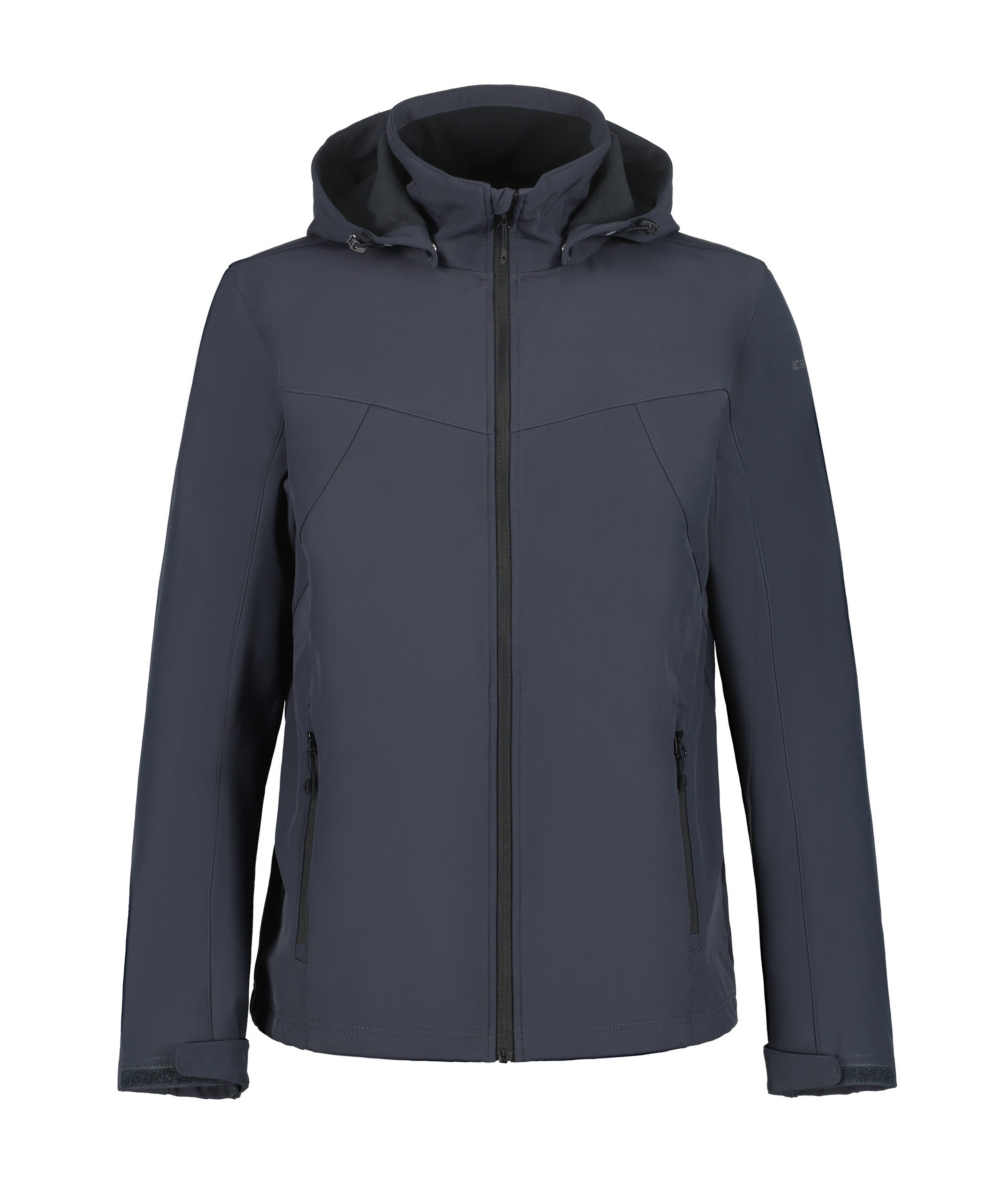 Icepeak Softshelljacke ICEPEAK BRIMFIELD mit abnehmbarer Kapuze, winddicht, wasserabweisend, atmungsaktiv