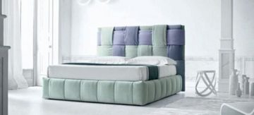 JVmoebel Polsterbett, Modern Luxus Betten Polster Textil Hochwertiges Schlafzimmer
