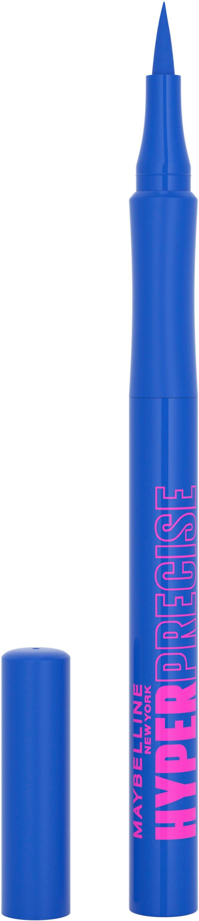 MAYBELLINE NEW YORK Eyeliner HYPER PRECISE LIQUID PEN, ultra-gesättigte Pigmente für ein intensives Farberlebnis