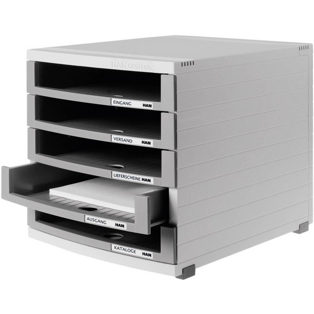 Thumbnail - HAN Schubladenbox SchubladenboxDIN A4/B4/C4, 5 offene Schubladen