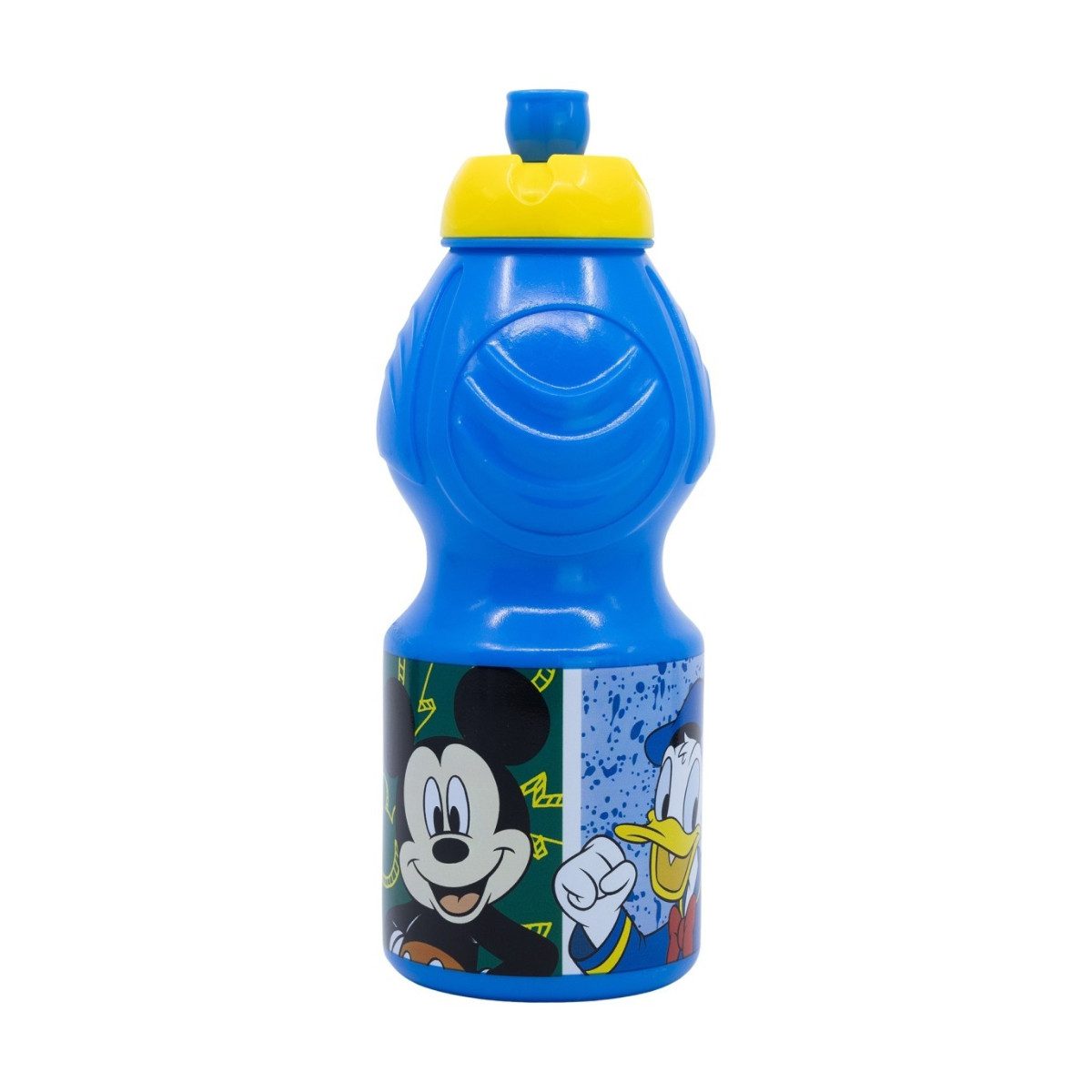 Disney Mickey Mouse Trinkflasche Kindertrinkflasche 400 ml mit Tropfschutz Deckel