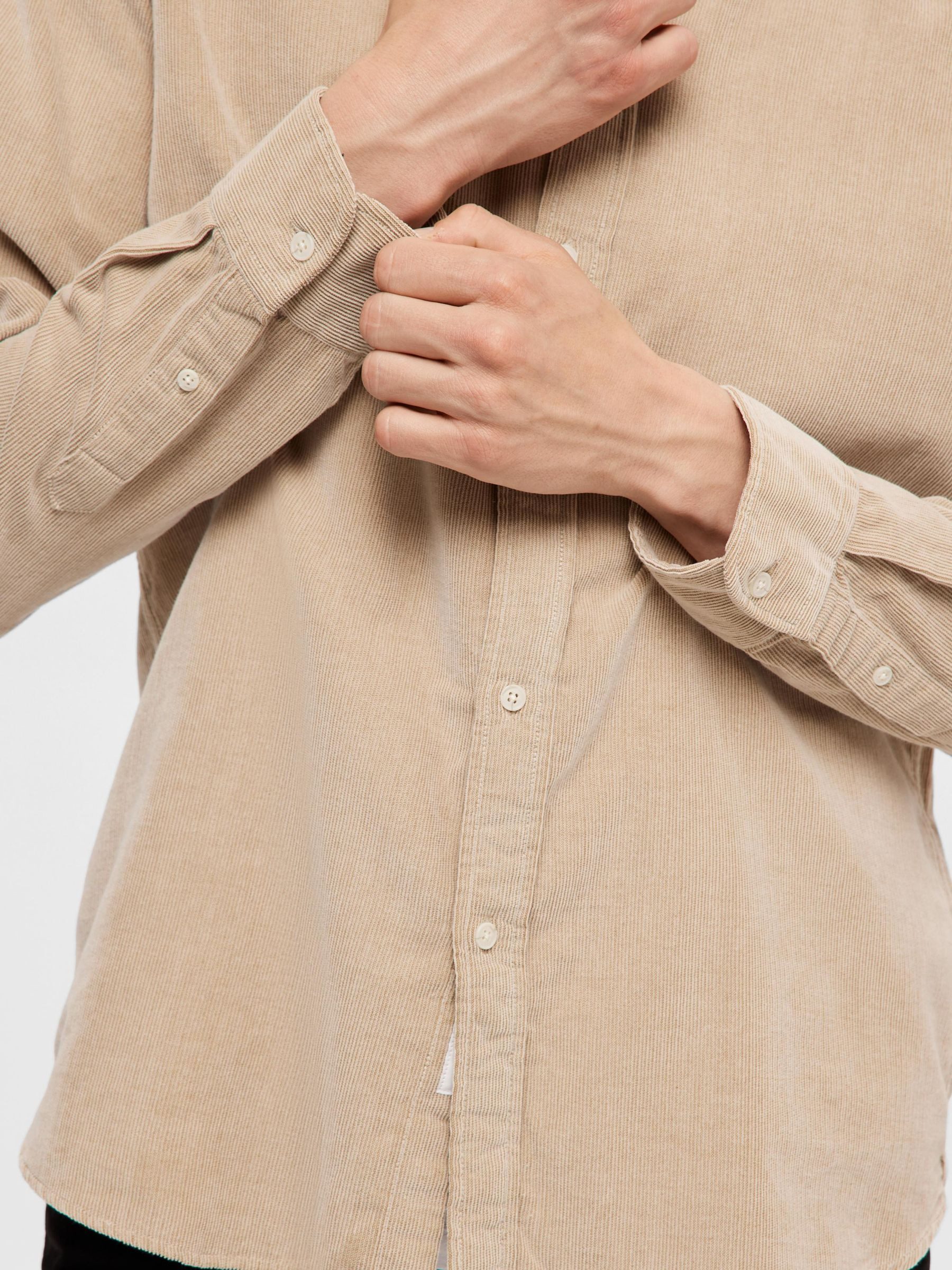 SELECTED HOMME Langarmhemd SLHREGOWEN-CORD SHIRT LS günstig online kaufen