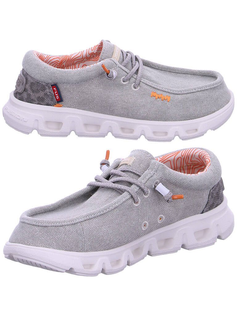 Fusion Emma 3.0 Slip-On Sneaker Damen Schuh Emma 3.0 Leinenoptik mit Gummizug - Leinenschuh Korksohle