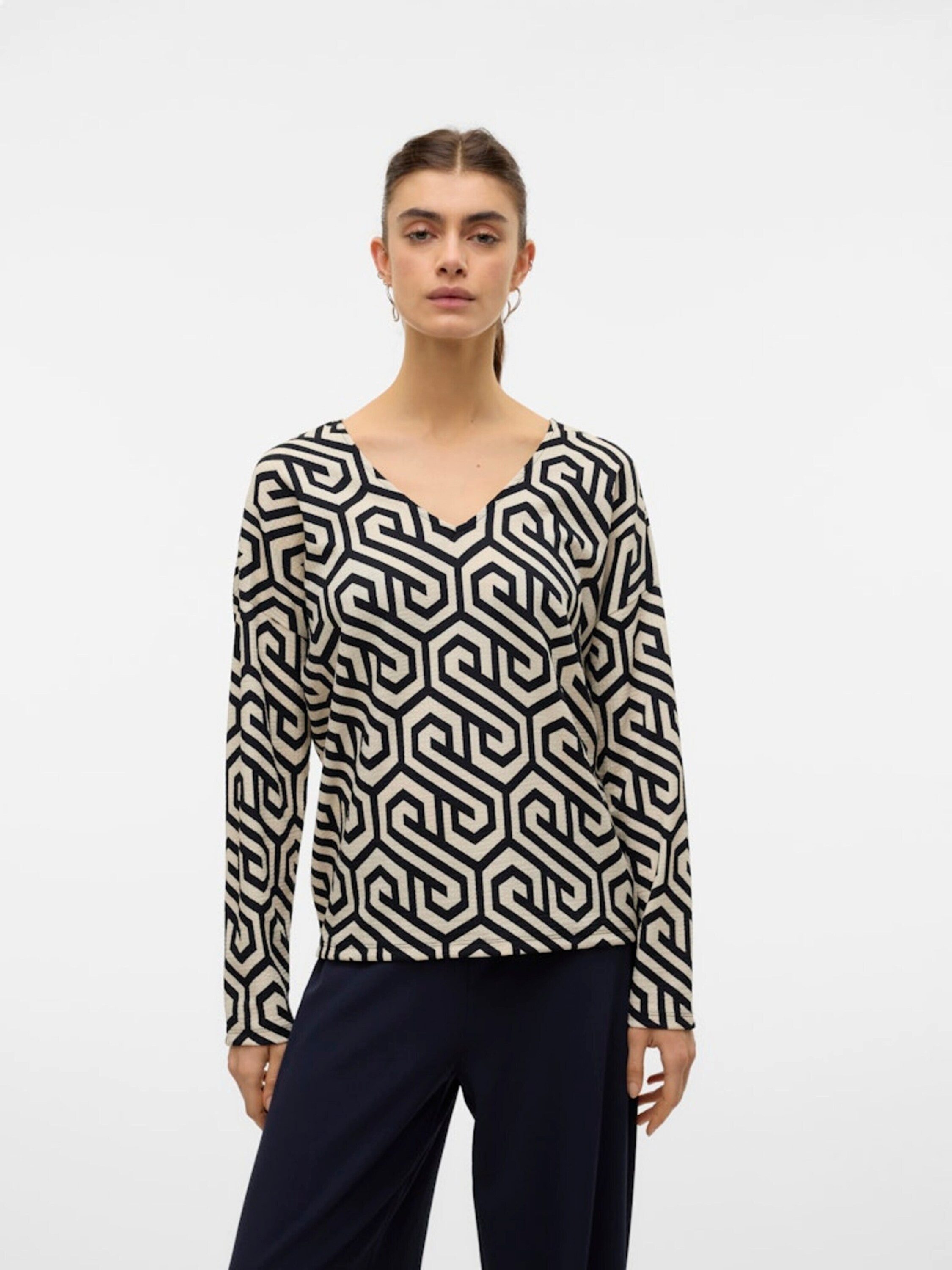 Vero Moda Langarmbluse VMMERVE (1-tlg) Plain/ohne Details günstig online kaufen