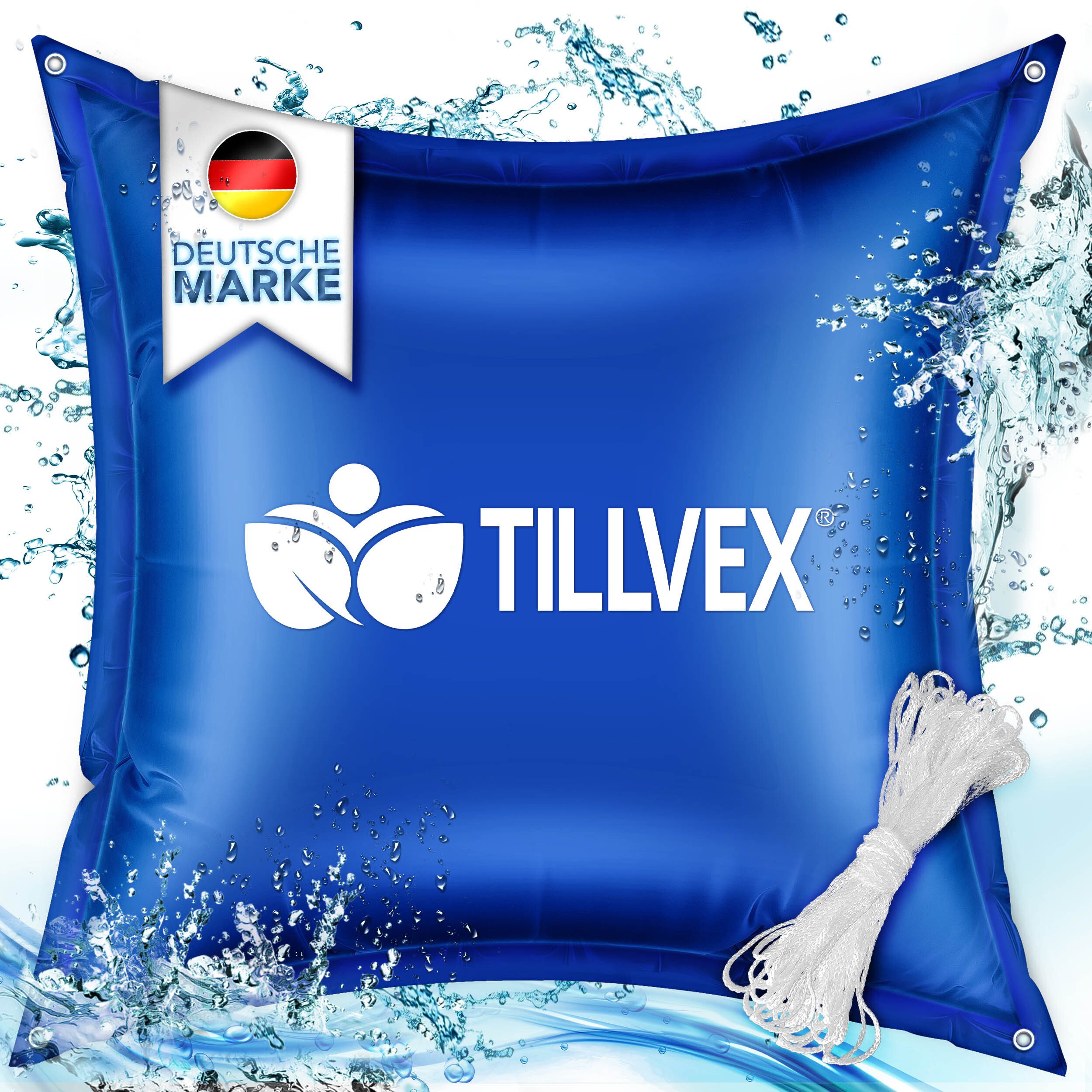 tillvex Pool Poolkissen Winter Luftkissen XXL Winterkissen Pool Abdeckung (Poolkissen Winter XXL), Poolpolster Pool Abdeckung