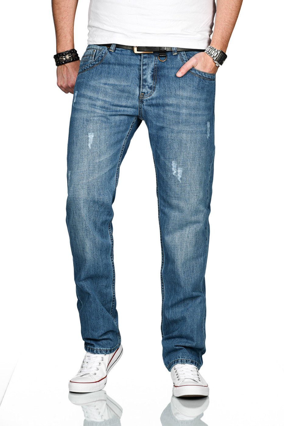 Alessandro Salvarini Straight-Jeans ASCarlo mit geradem günstig online kaufen