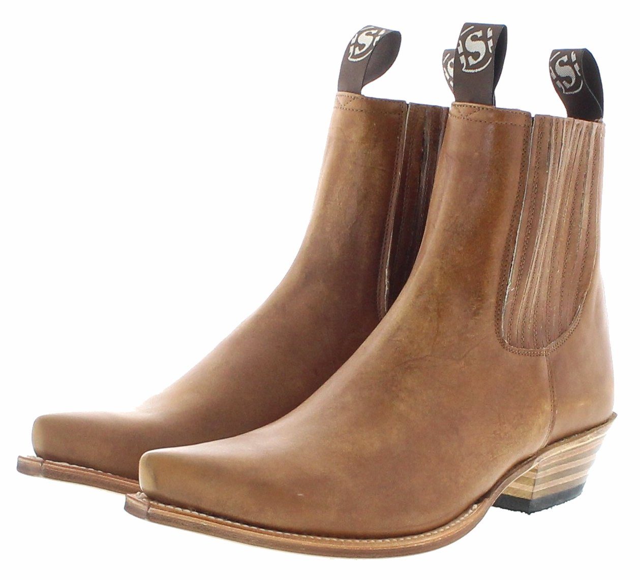 CUERVO 1692 Braun Westernstiefelette