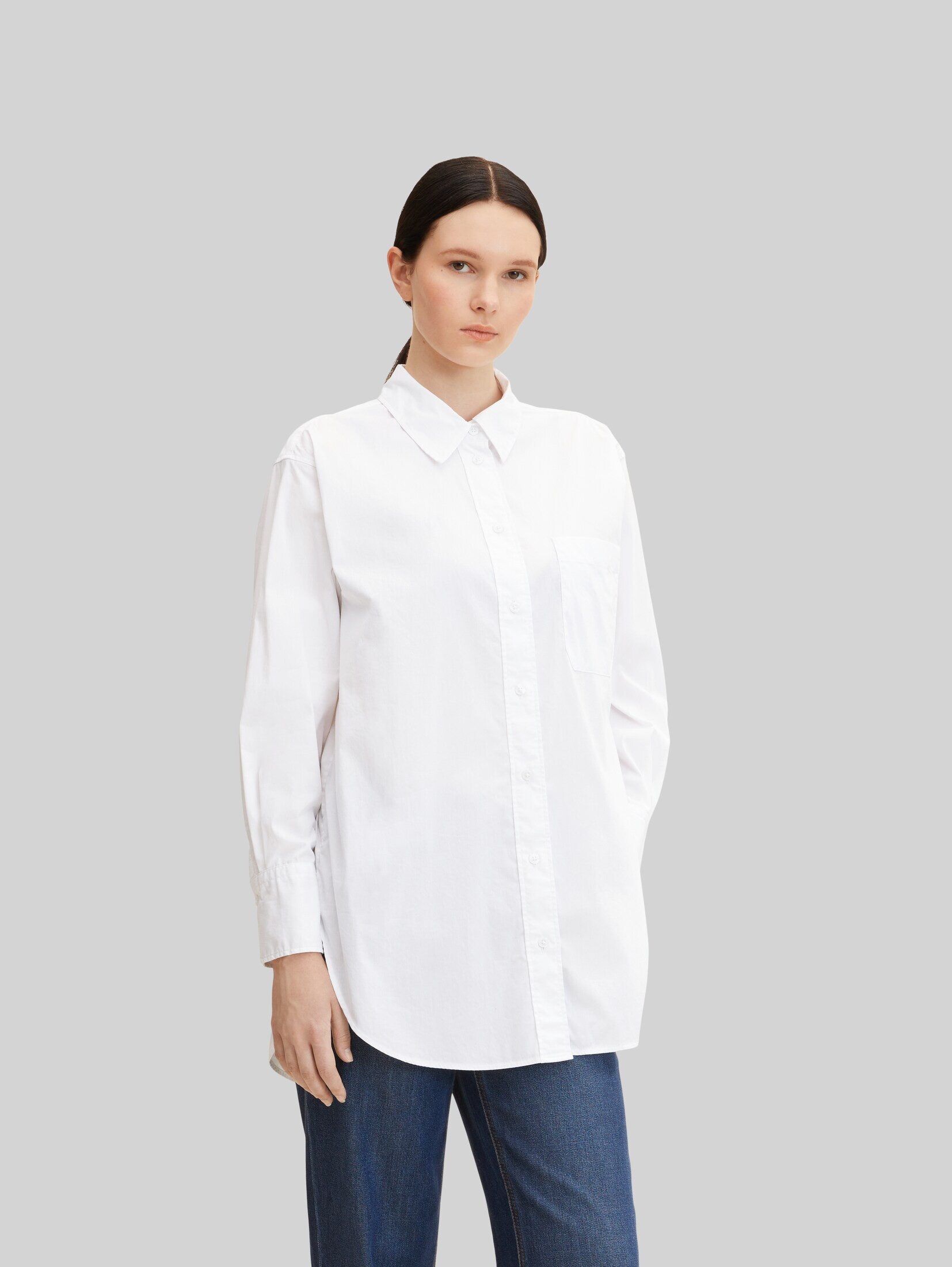 TOM TAILOR Denim Langarmbluse Blusen & Shirts Oversized Hemd