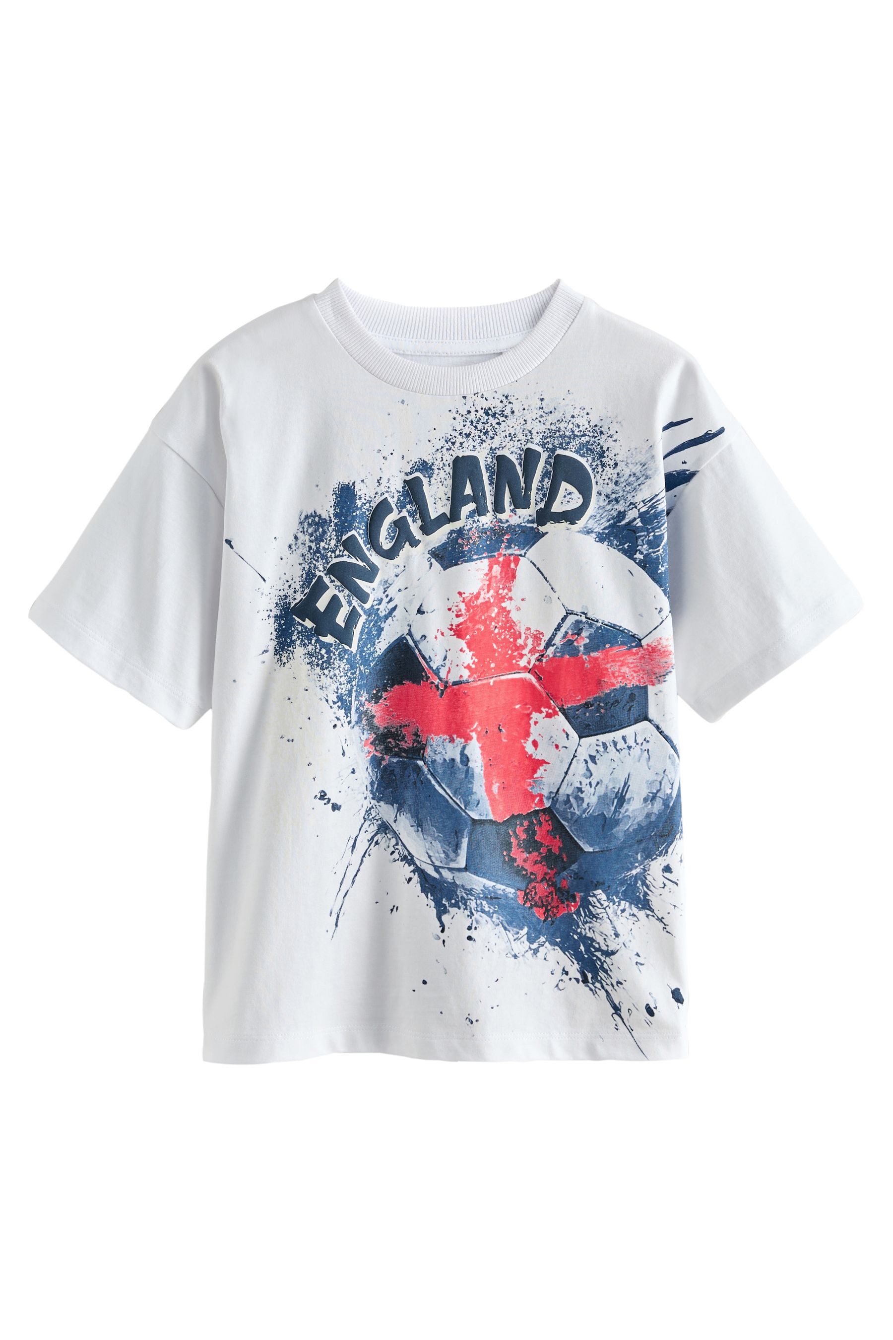 Print-Shirt T-Shirt mit Grafik, Fußball