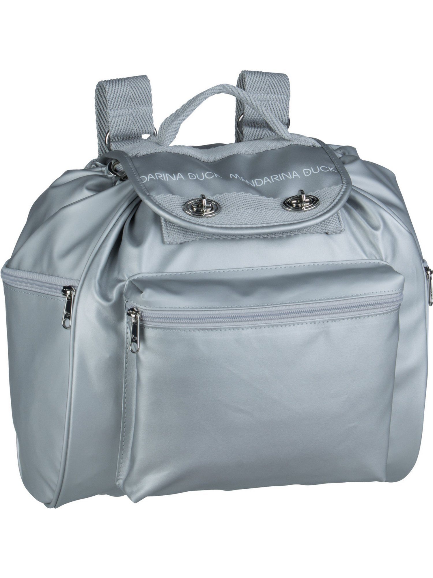 Mandarina Duck Rucksack Utility Backpack UQT01 Silver Metal