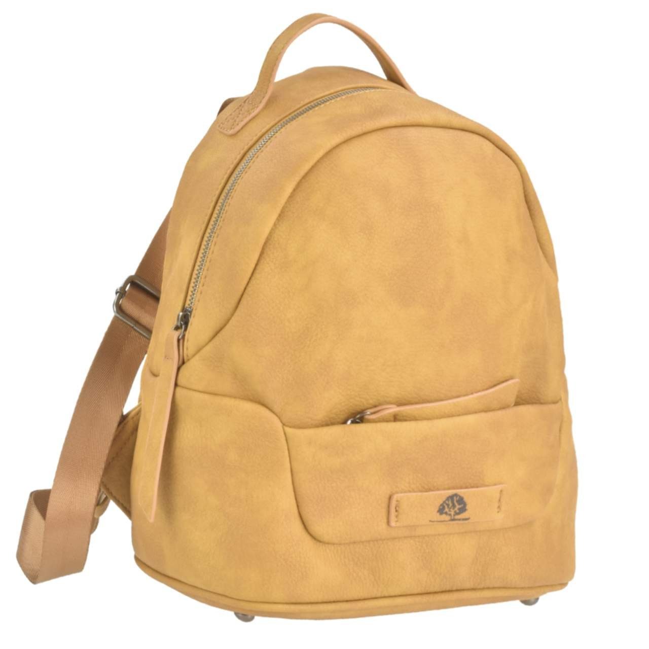 Greenburry Freizeitrucksack Mad'l Dasch, Tagesrucksack, Daypack, Damenrucksack GRETL Größe S curry