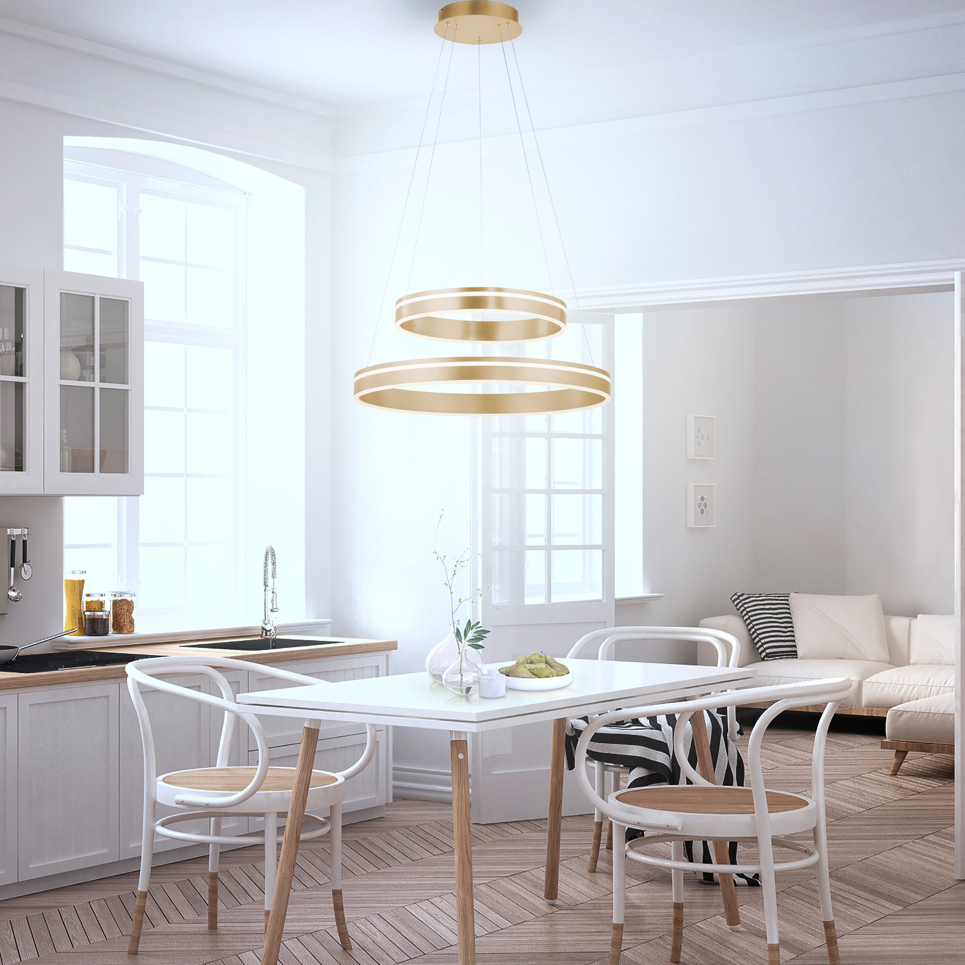 Neuhaus Q SMART HOME LIGHTS LED Pendelleuchte Q-VITO, Smart Home, LED fest integriert, warmweiß - kaltweiß