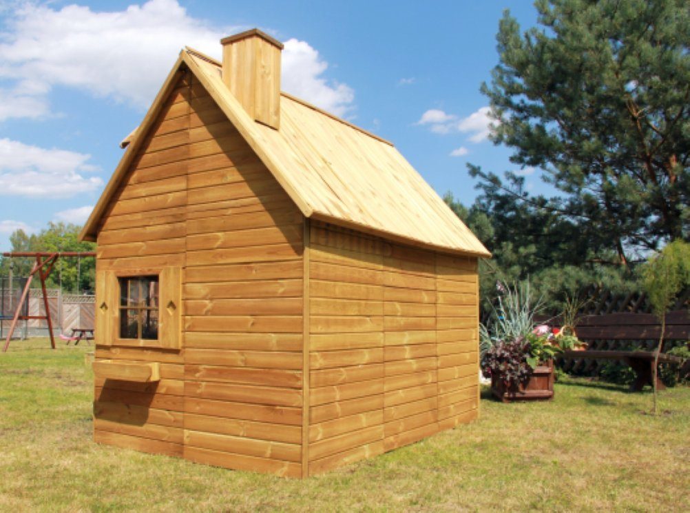 bv-vertrieb Spielhaus Kinderspielhaus Spielhaus Holz-Gartenhaus Spielhütte günstig online kaufen