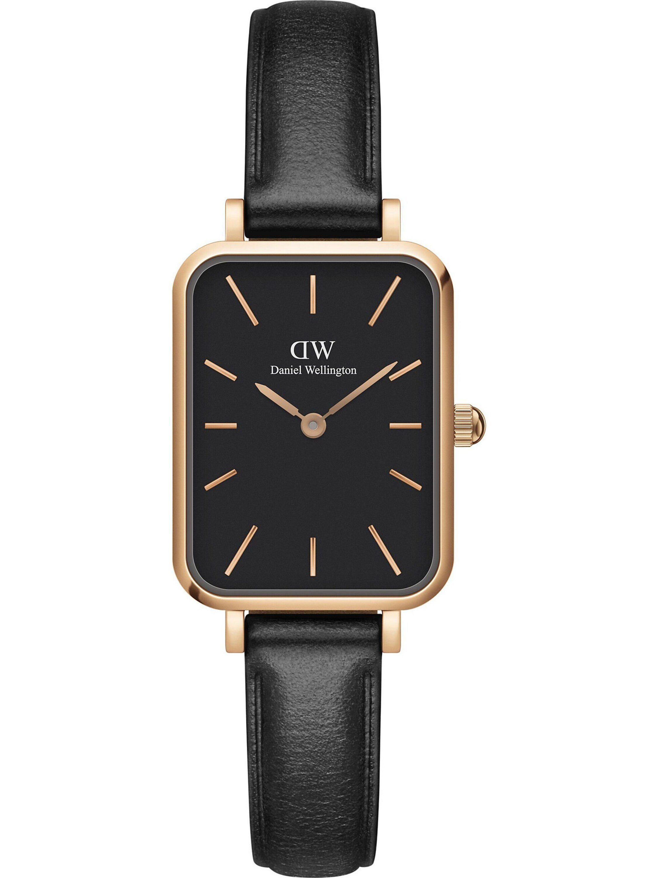 Daniel Wellington Chronograph Quadro Black, Pressed (1-tlg) RG Sheffield