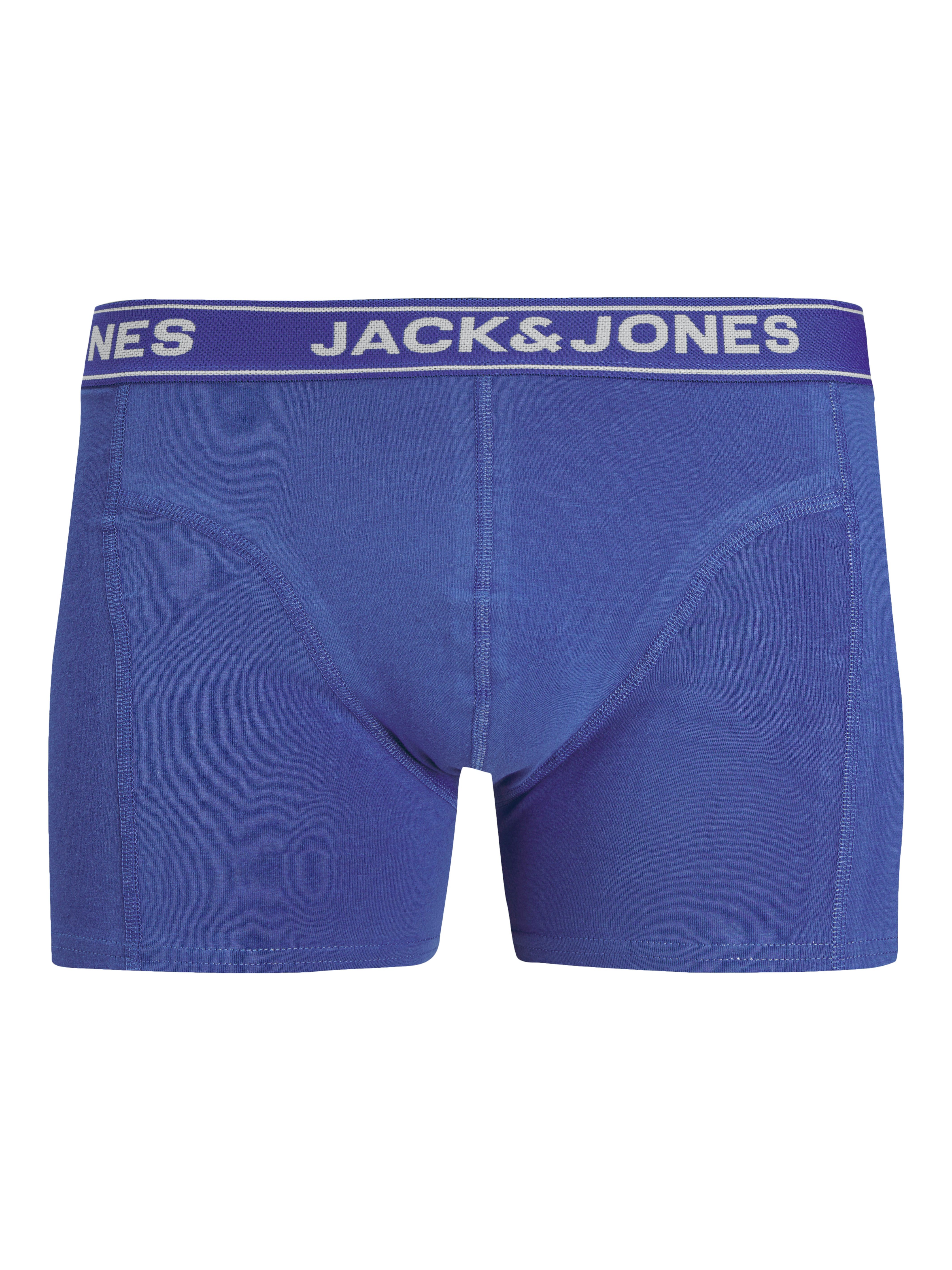 Jack & Jones Trunk JACBLACK – Boxershorts mit Stretch, Jersey und mittlerer Taille (Packung, 3-St) unifarben, modisch, regular fit, Jersey