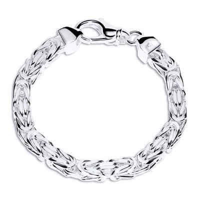 JEWLIX Königsarmband 925 Silberarmband: Königsarmband Silber 7,5mm breit