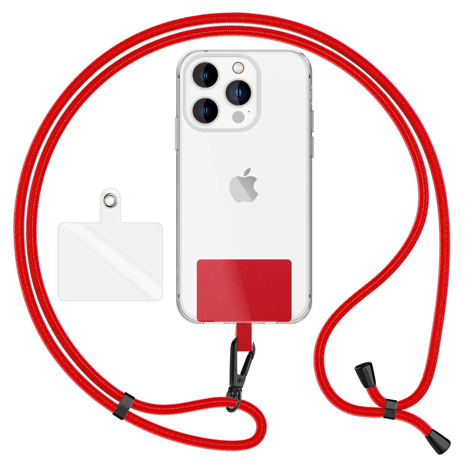 Nalia Handykette Universal Smartphone, Fashion Lanyard 160cm Verstellbar / Band für Handyhülle zum Umhängen