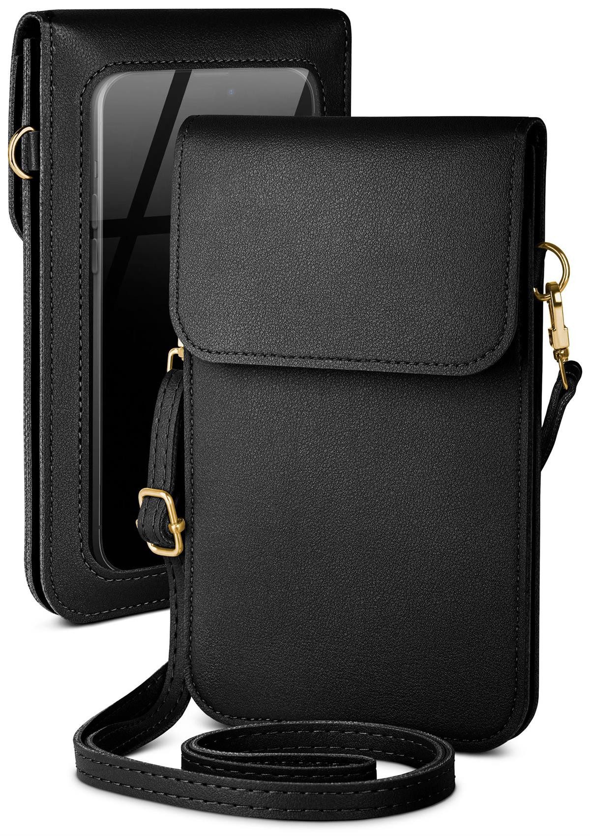 moex Handyhülle moex® CitySling für Huawei Honor 5C, Handytasche zum Umhängen kleine Handtasche mit Handyfach Touch-Fenster