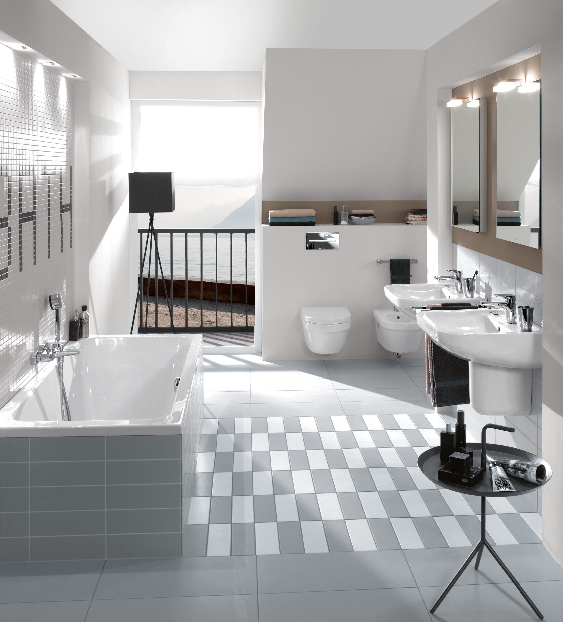 Villeroy & Boch Betätigungsplatte ViConnect Installationssysteme, WC 2-Mengen-Spülung 260 x 150 x 66 mm