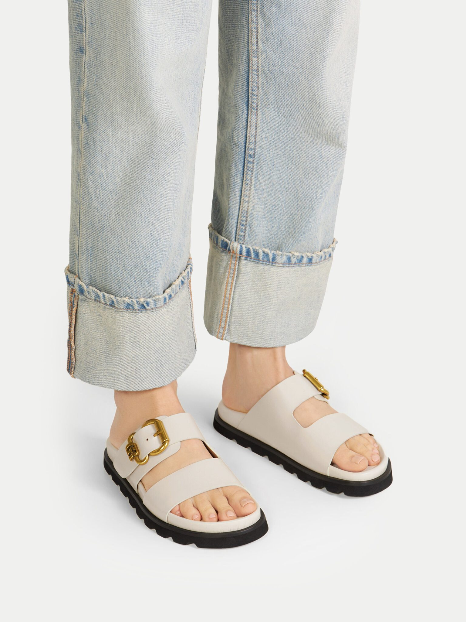 GINO ROSSI Gino Rossi Damen Flip-Flops Écru 4781-25 Badepantolette