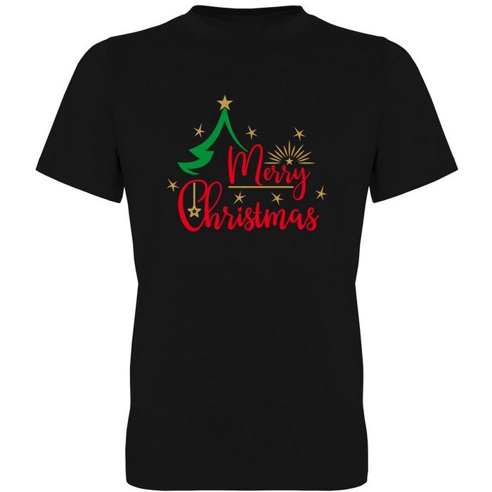 G-graphics T-Shirt Merry Christmas Herren T-Shirt mit trendigem Frontprint Aufdruck auf der Vorderseite Spruch/Sprüche/Print/Motiv für jung & alt
