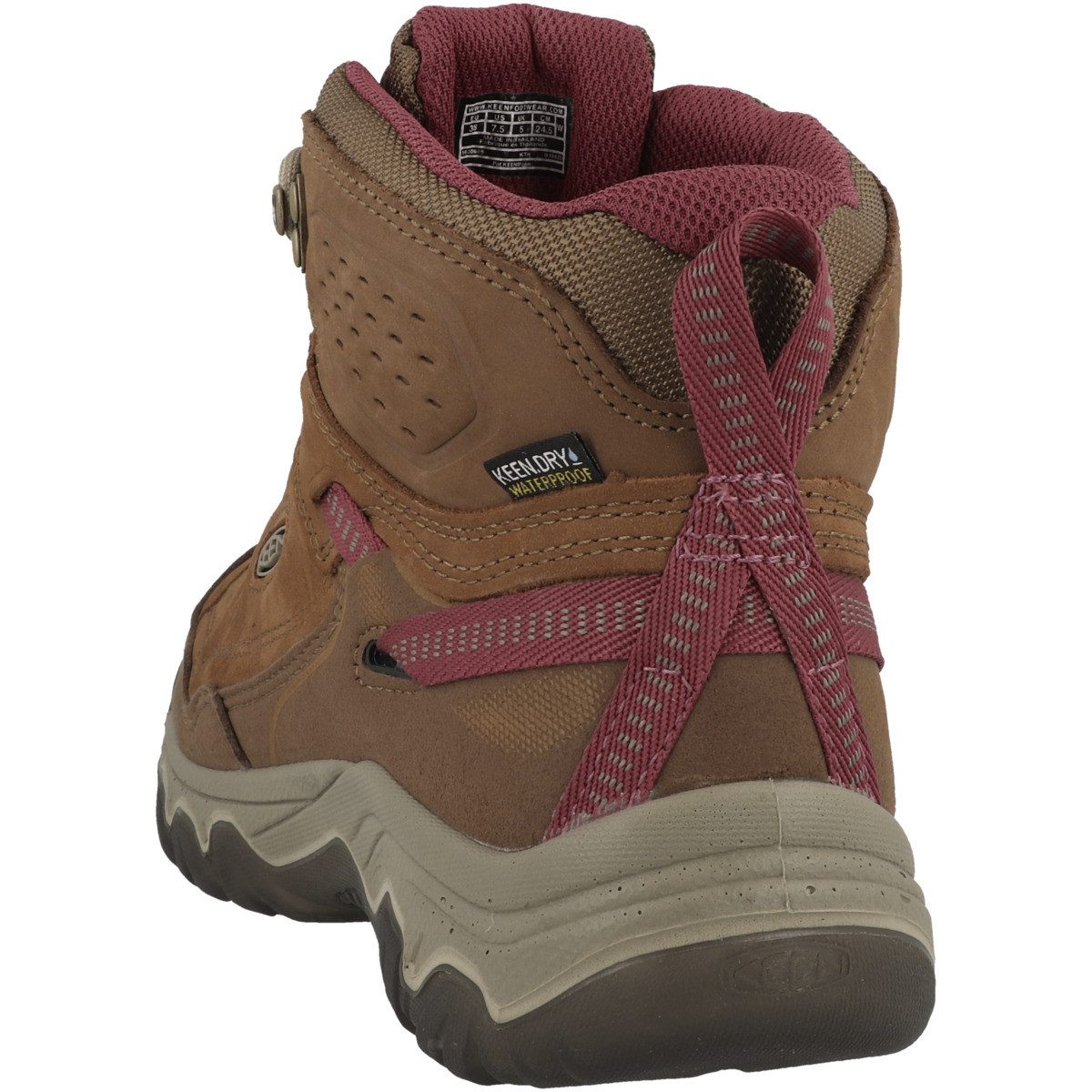 Keen Targhee IV MID WP Damen Outdoorschuh Wanderschuhe, Trekking, Hiking, Freizeitschuhe, Schnürschuhe