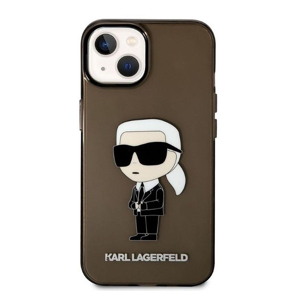 KARL LAGERFELD Handyhülle Schutzhülle Handycover Designerschale 6,7 Zoll, IMD-Motiv, kratzfest, passgenau, leicht