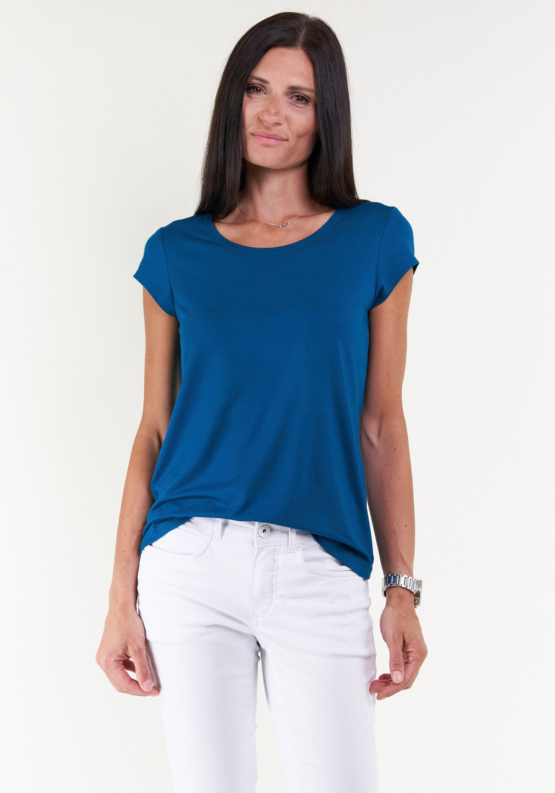 Seidel Moden T-Shirt mit Kappenärmel, MADE IN GERMANY