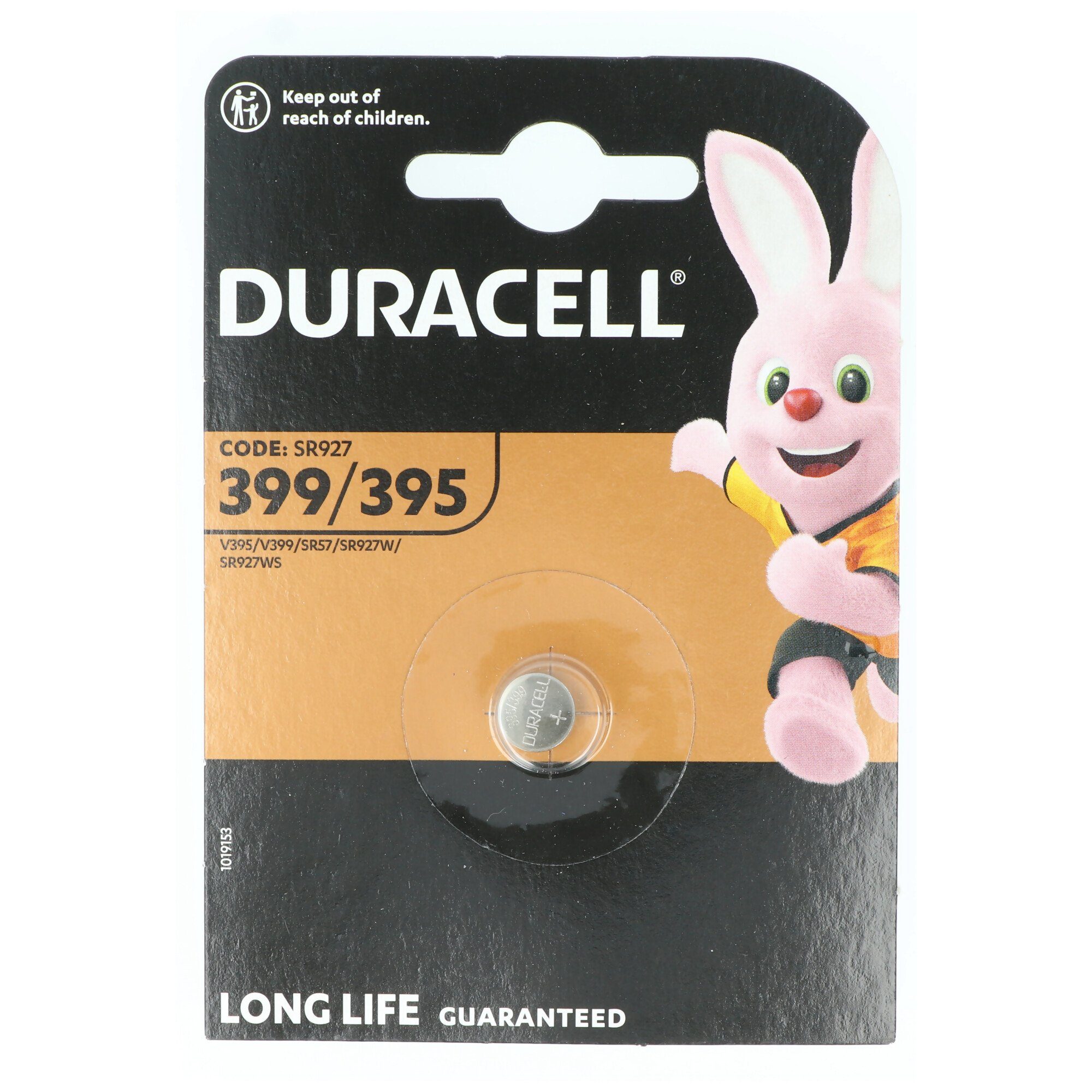 Duracell Duracell Batterie Silver Oxide, Knopfzelle, 395/399, SR57, 1.5V Watch Knopfzelle, (1,5 V)