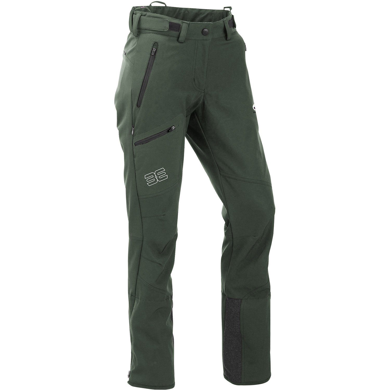 Maul Sport® Funktionshose Tourenhose Berghütte Softshell Grün | Outdoorhosen