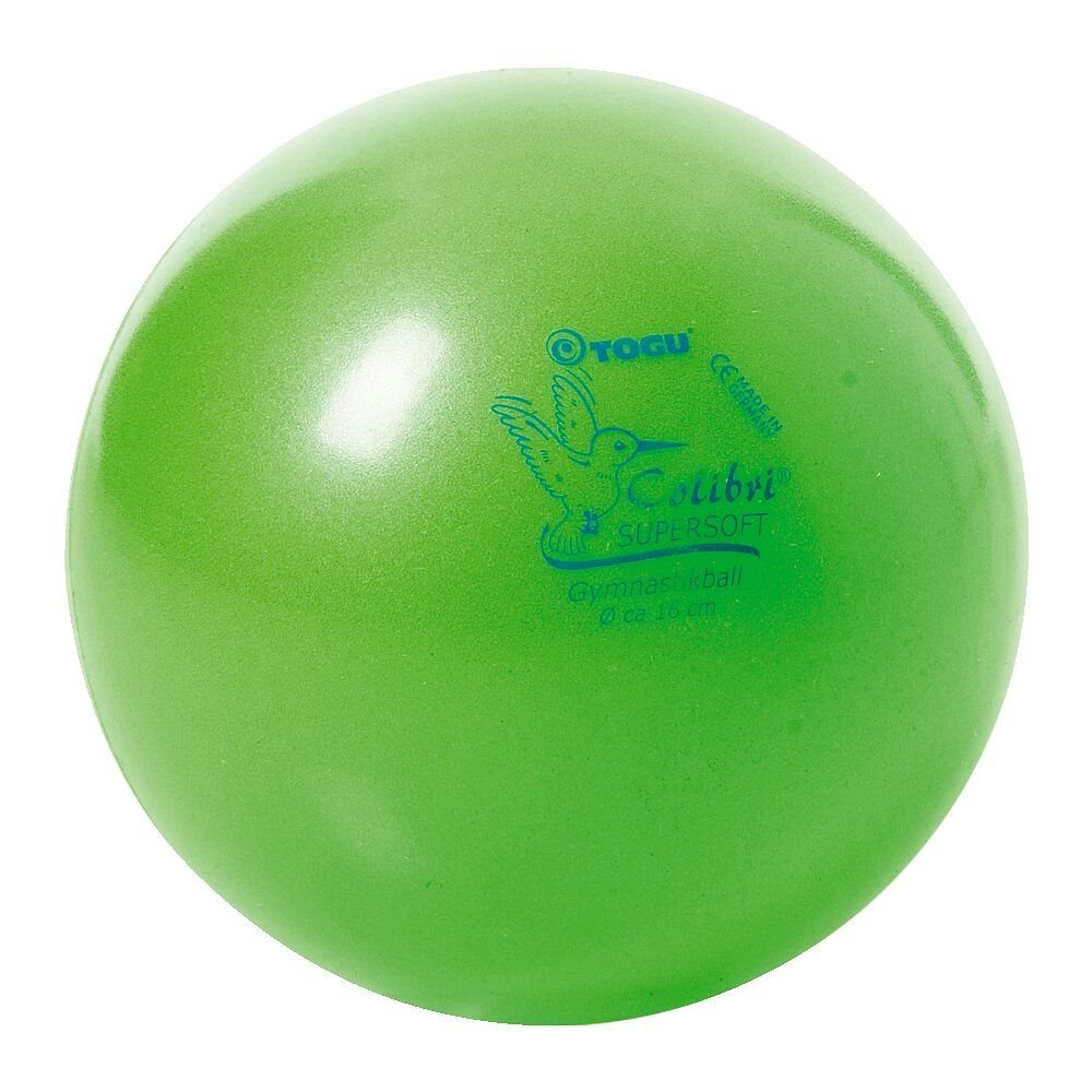 Togu Gymnastikball Fitnessball Colibri Supersoft, Universell einsetzbarer Spielball Grün