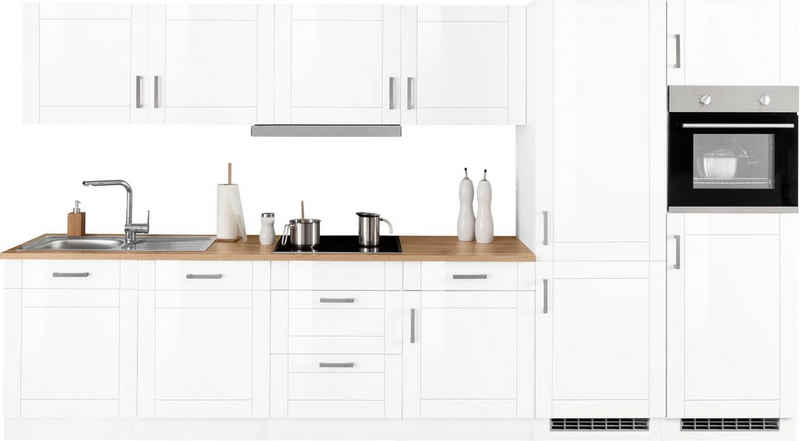 HELD MÖBEL Küchenzeile Tinnum, mit E-Geräten, Breite 360 cm
