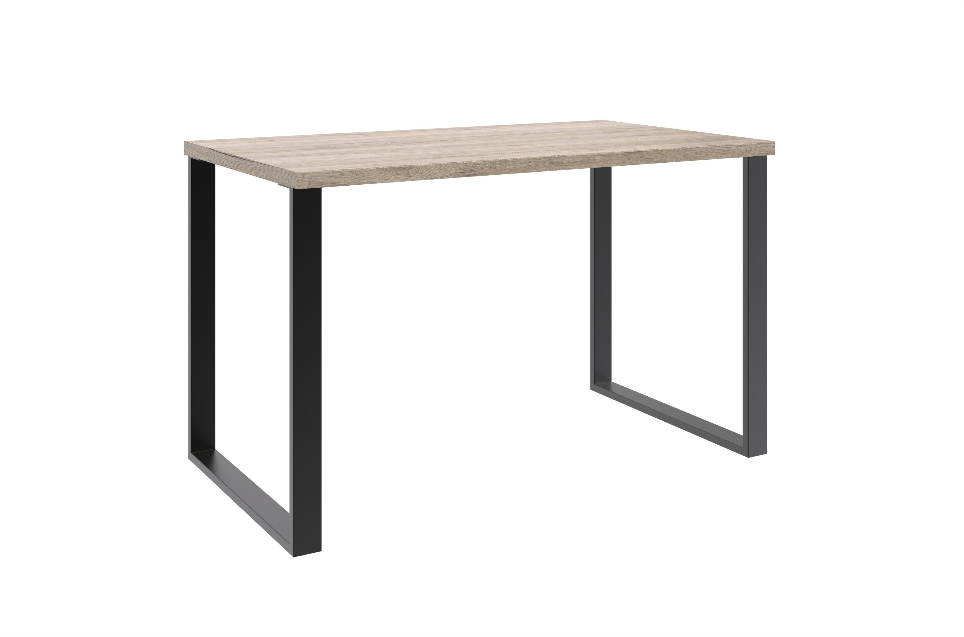 freiraum Schreibtisch Home 120x75x70 Abmessungen cm San (BxHxT) in Nachbildung. Eiche Desk, Remo