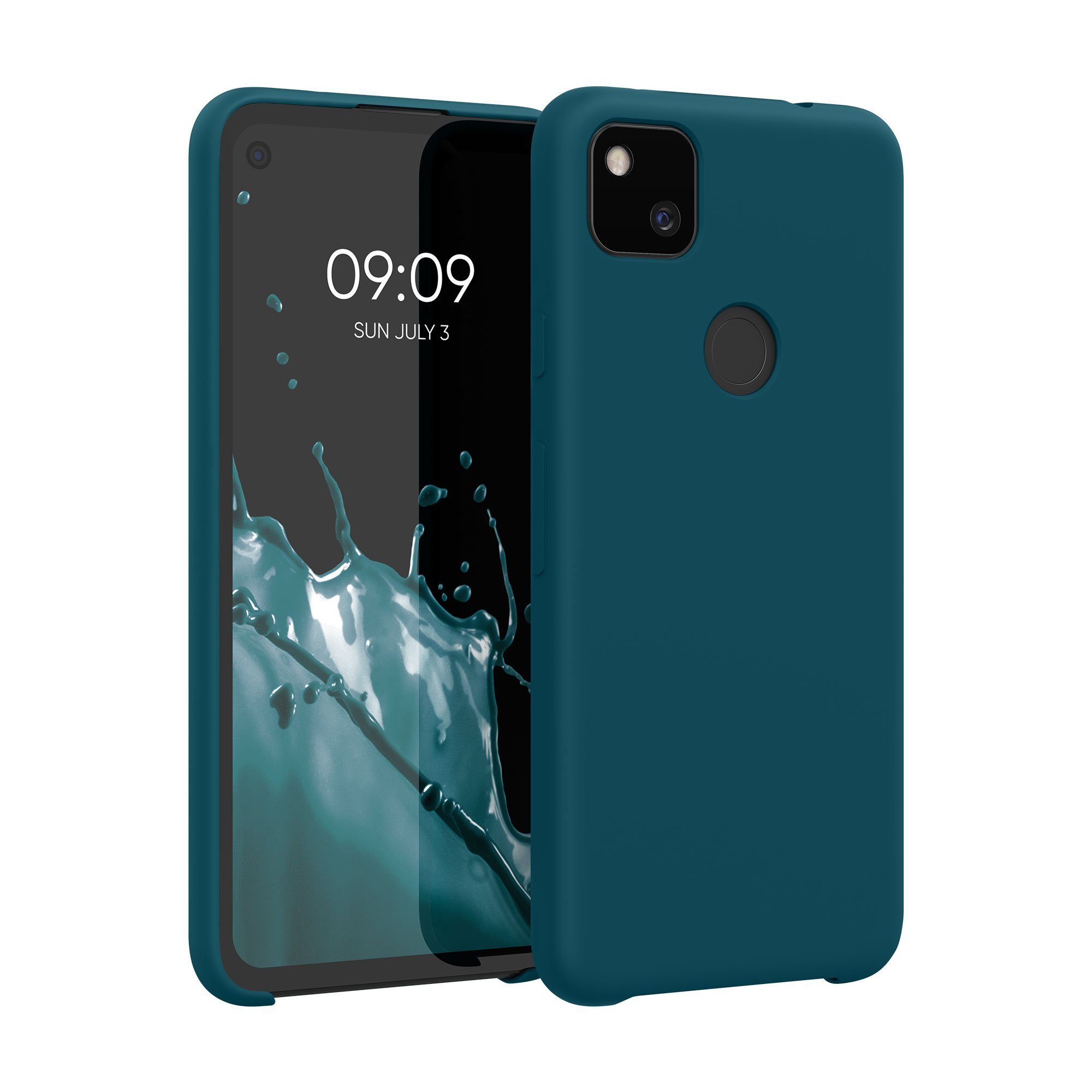 kwmobile Handyhülle Handyhülle für Google Pixel 4a Hülle, Weiches Handy Silikon Case - Schutzhülle Cover