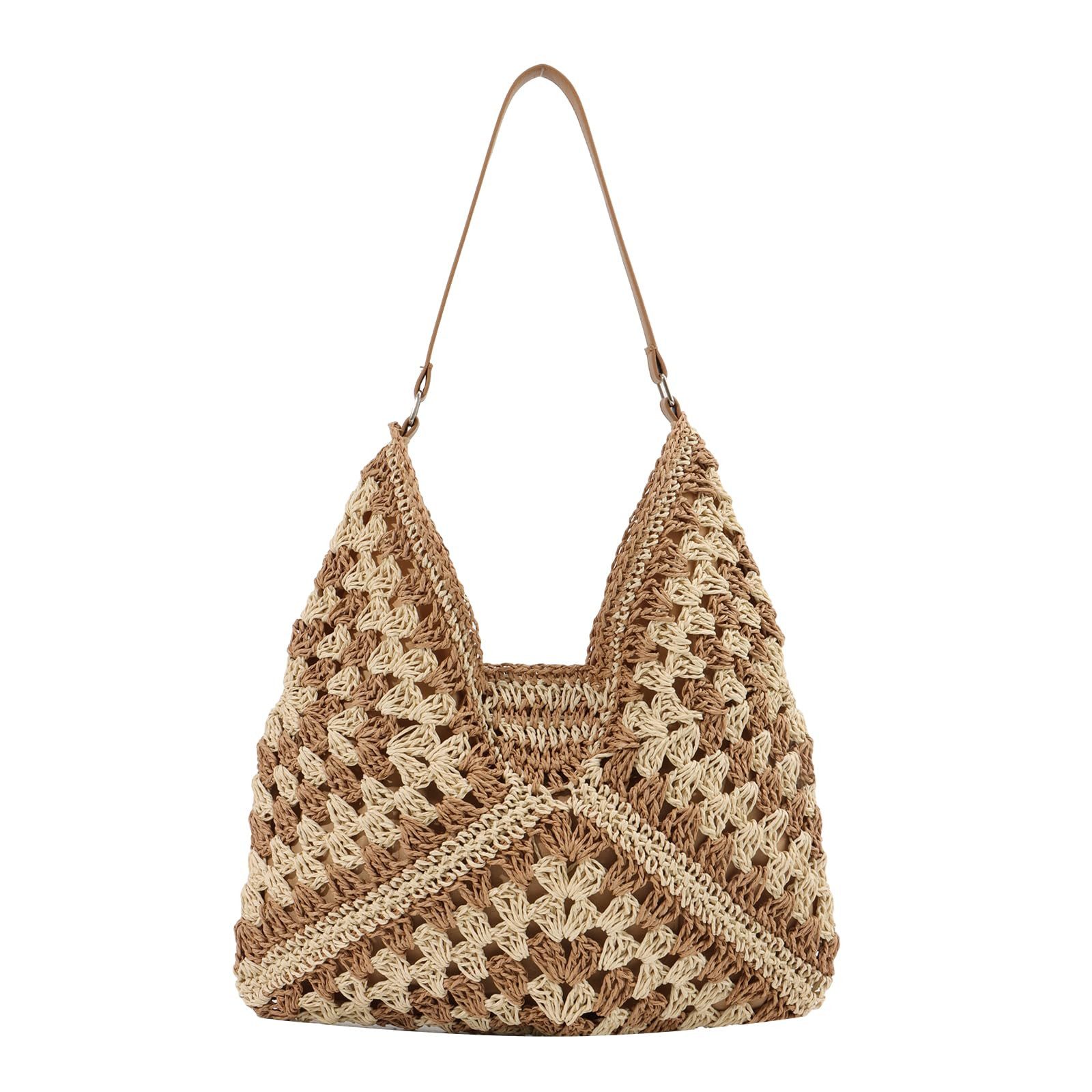 ZEUOPQ Strandtasche Strohtasche Strandtaschen für Damen, günstig online kaufen