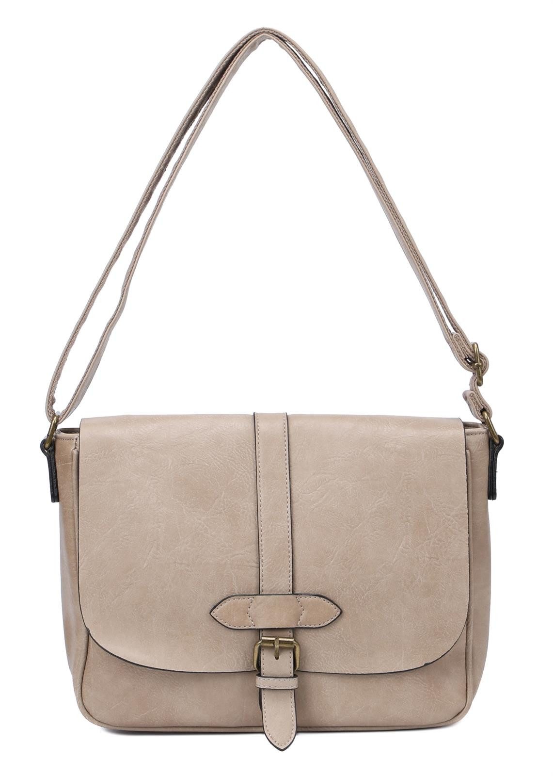 Schultertasche Damen Tasche Messenger Crossbody Überschlagtasche Tablet Shopper