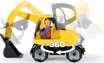 Lena® Spielzeug-Kipper Truckies Set Baustelle, inkluisve Spielzeug-Bagger und Spielfigur; Made in Europe