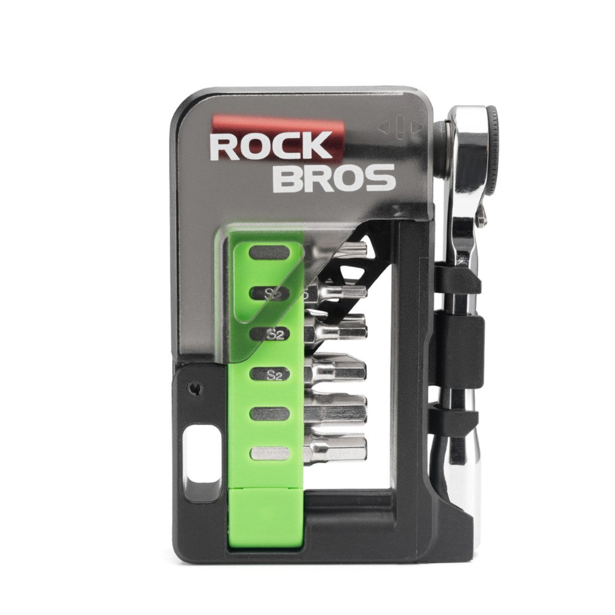 ROCKBROS Fahrradwerkzeugset, (Multitool Set), Kompaktes Ratschen Multitool für unterwegs