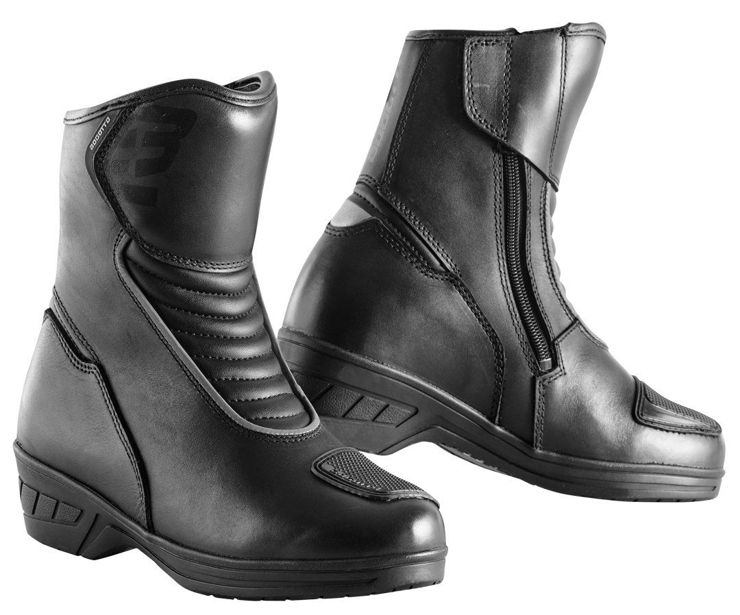 Bogotto Lady Short wasserdichte Damen Motorrad Stiefel Motorradstiefel wass günstig online kaufen