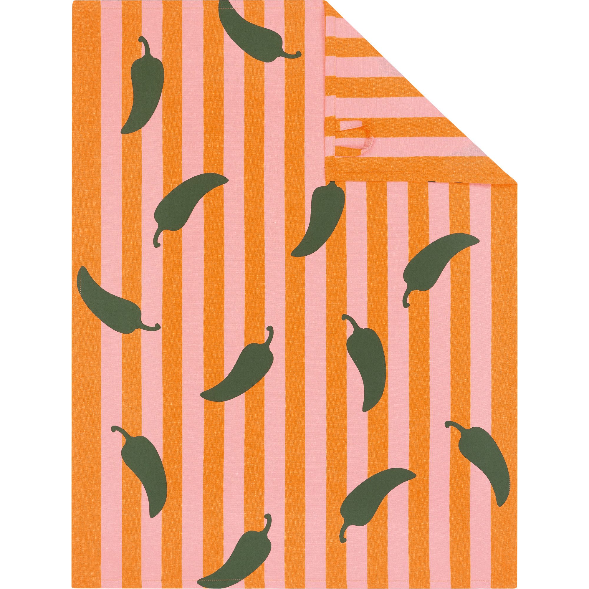 Cawö Home Geschirrtuch Prints & Stripes Pimentos 545, (1-tlg)