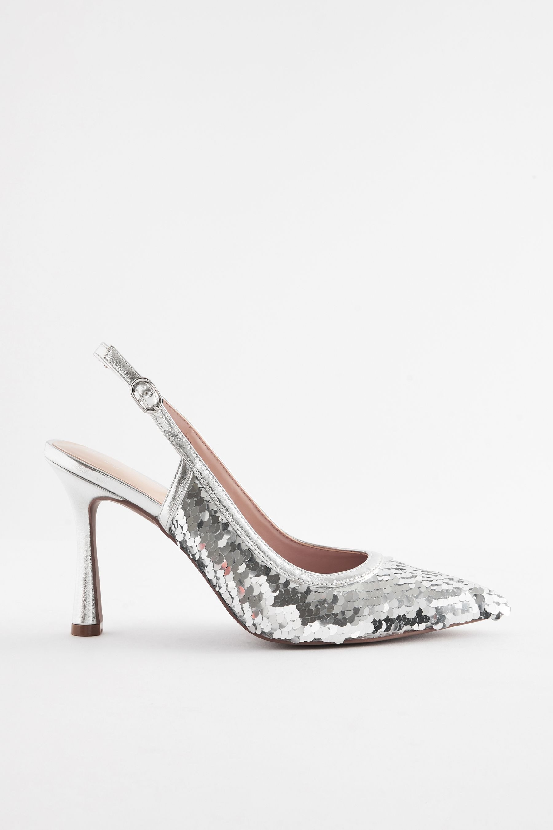 Forever Comfort Slingback-Schuhe mit Pailletten Slingpumps