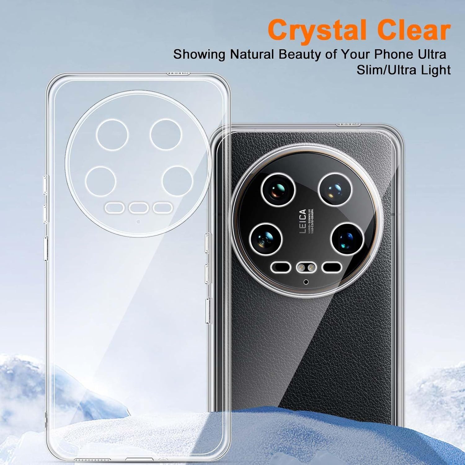 Widmann-Shop Handyhülle Hülle für Xiaomi 14/T 14T Pro 14 Ultra Hülle Case Klar Kratzfest