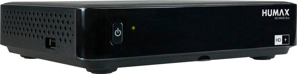 Humax HD Nano Eco HDTV Satellitenreceiver (inkl. HD+ Karte), PVR Funktion  über die USB Schnittstelle