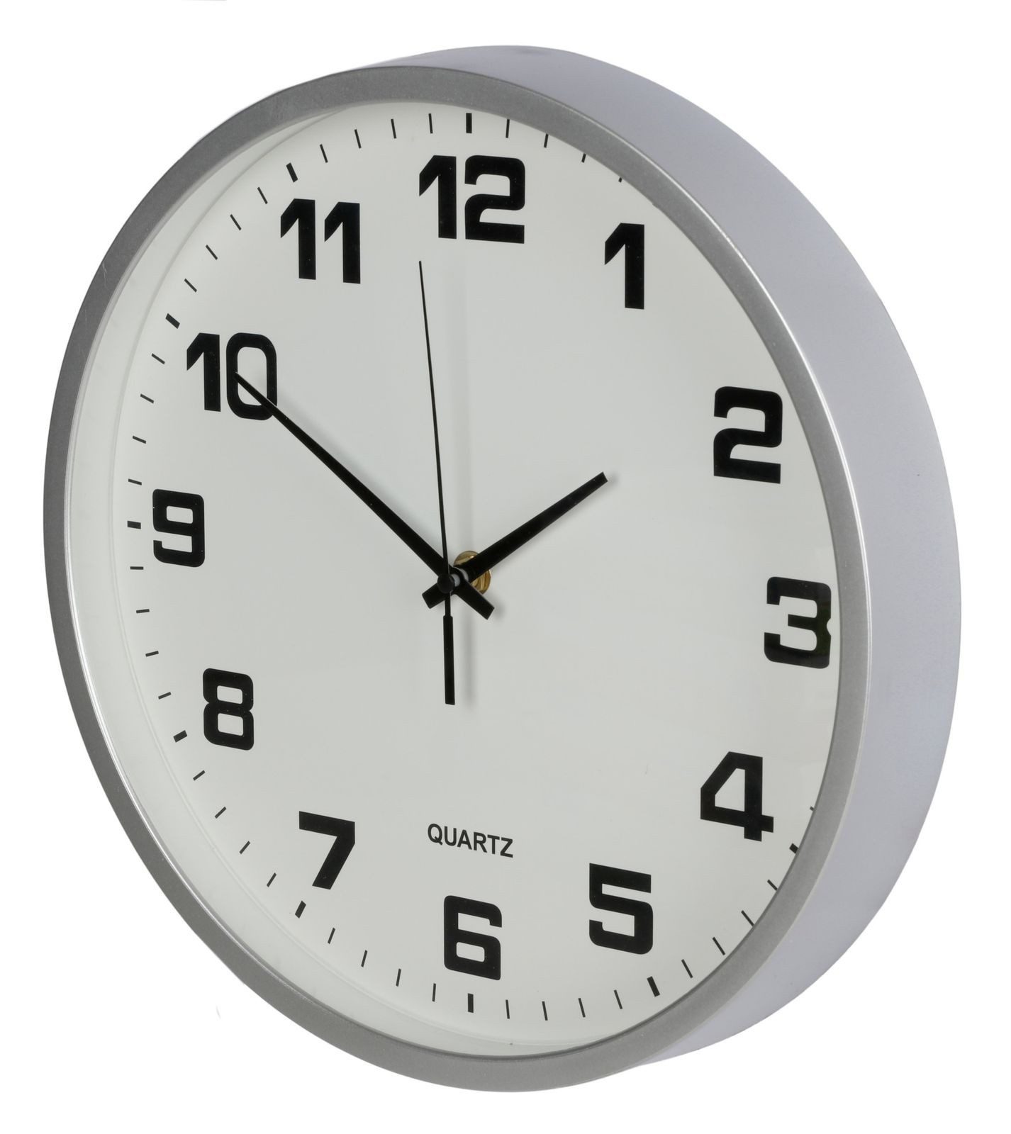 BURI Wanduhr Wanduhr 30cm Küchenuhr Wohnzimmeruhr Baduhr Uhr Quarz Quartz Uhrwerk