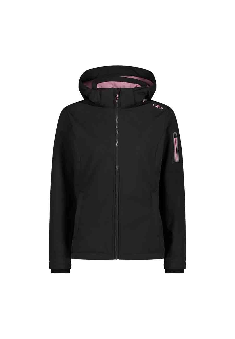CMP Giacca Softshell Donna Melange - Impermeabile WP 7.000, Antivento E Traspirante, Perfetta Per Escursioni E Vita Quotidiana