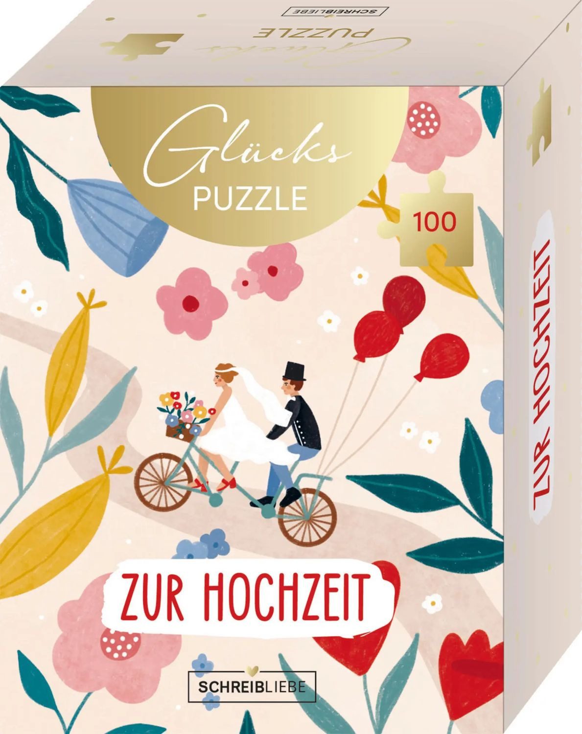 Korsch Verlag Puzzle Glückspuzzle-Hochzeit, 100 Puzzleteile