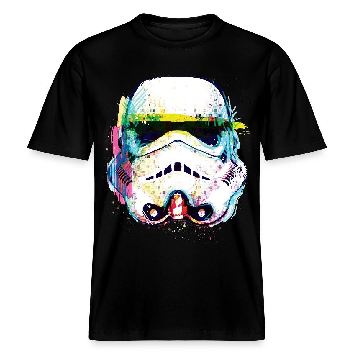 Spreadshirt T-Shirt Star Wars Stormtrooper Portrait Artsy-Look Relaxed Fit Unisex T-Shirt (1-tlg)