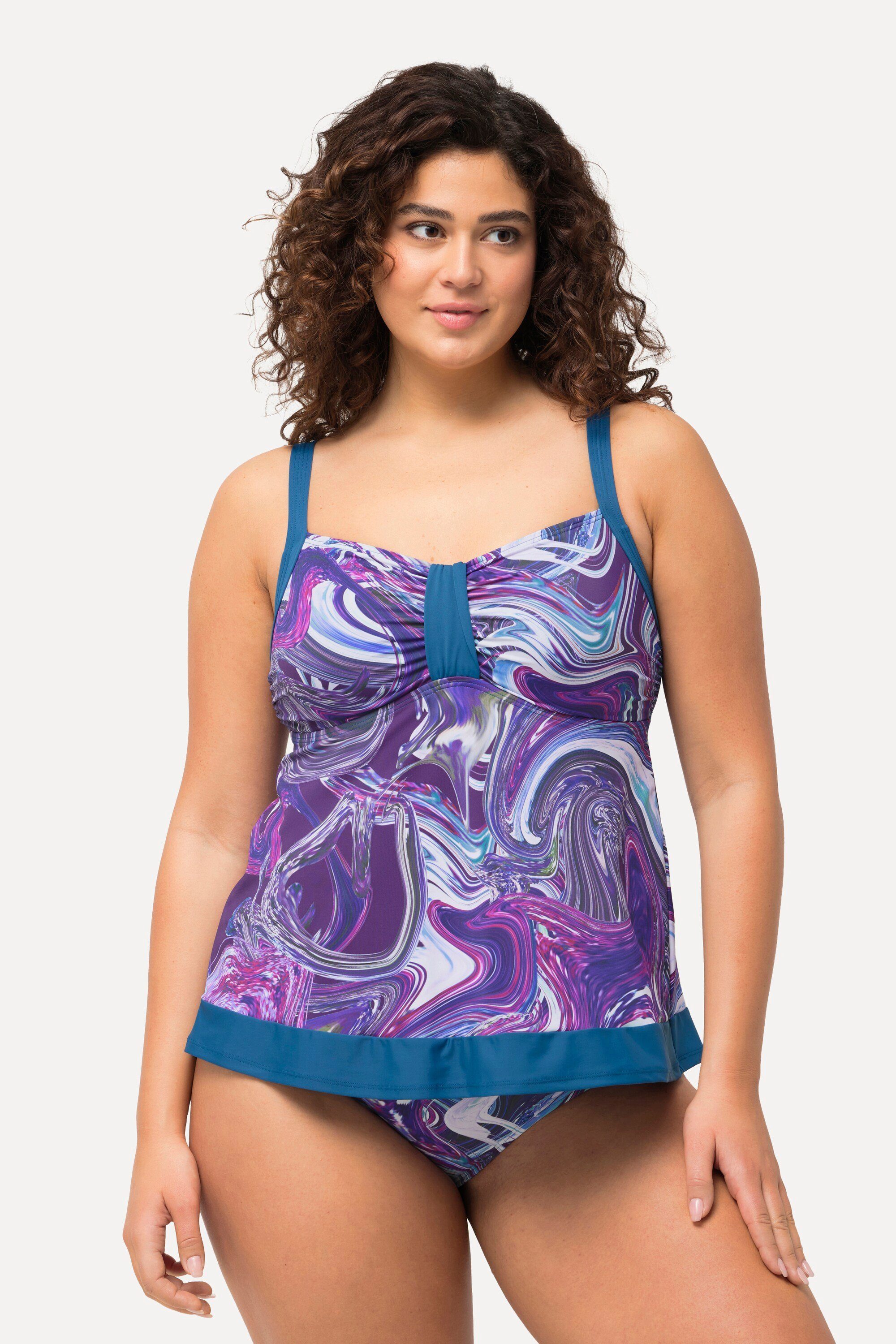 Ulla Popken Tankini Tankini Marmormuster Softcups günstig online kaufen
