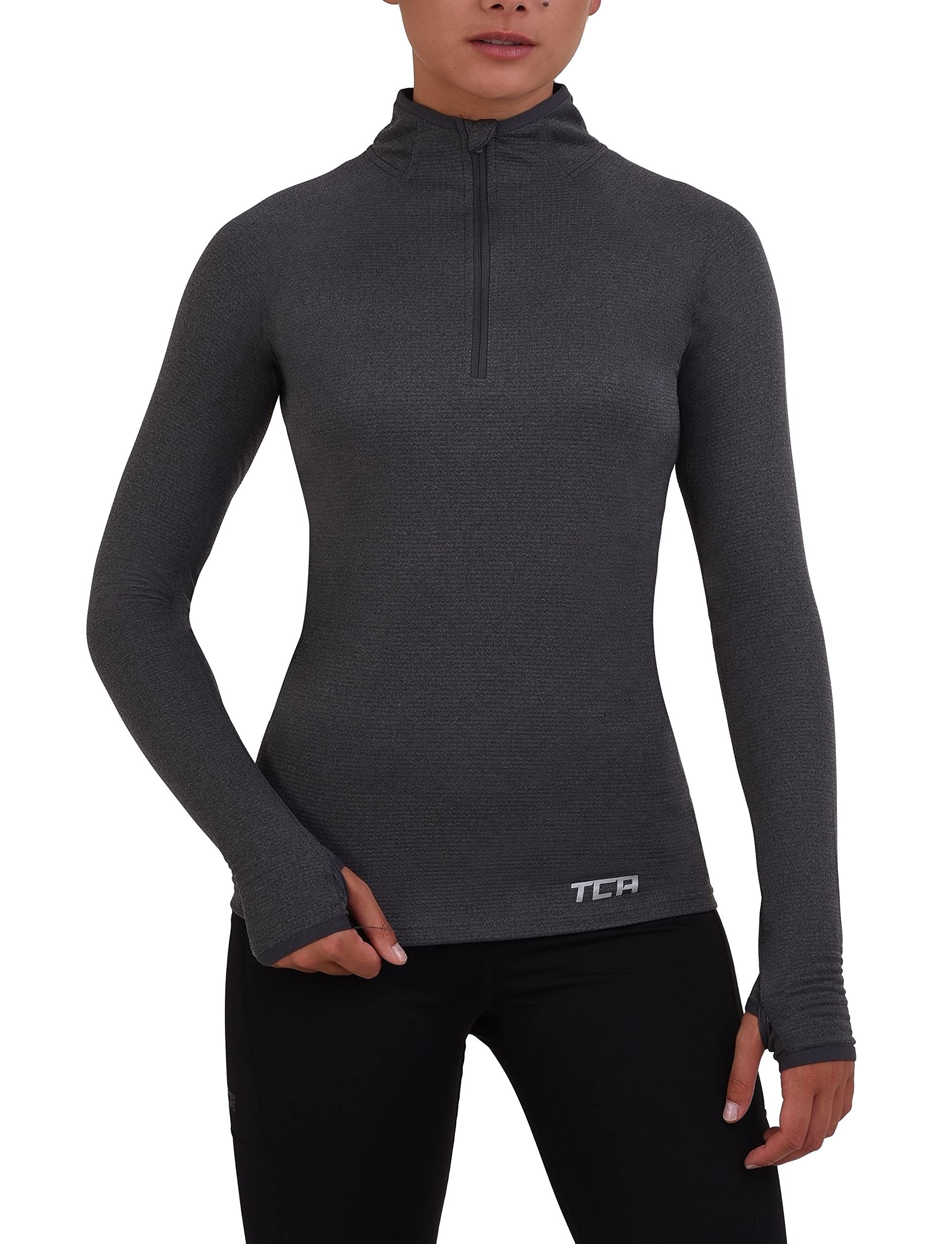 TCA Trainingsshirt Damen Sport Shirt Langarm günstig online kaufen